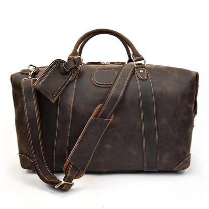 The Fiuggi – Vintage Leather Weekender | Verrone