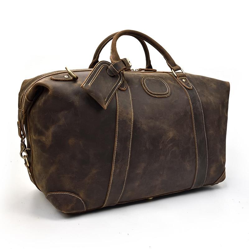 The Fiuggi – Vintage Leather Weekender | Verrone