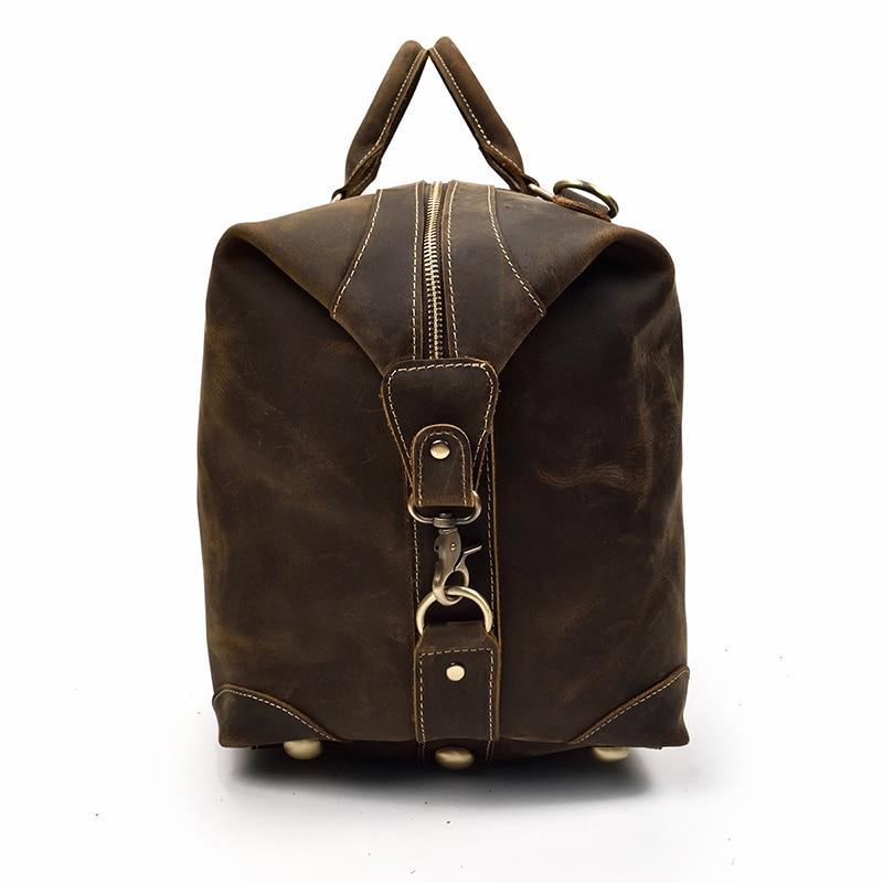 The Fiuggi – Vintage Leather Weekender | Verrone