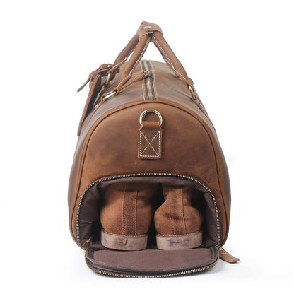 The Domani – Large Leather Duffle | Verrone