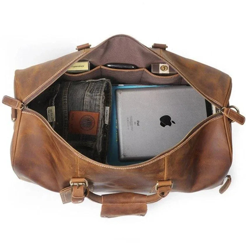 The Domani – Large Leather Duffle | Verrone