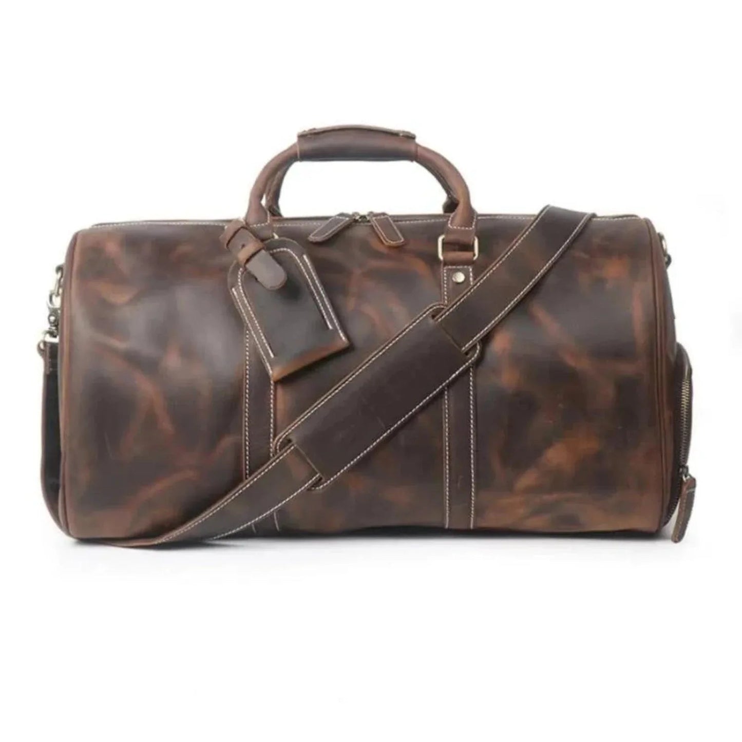 The Domani – Large Leather Duffle | Verrone