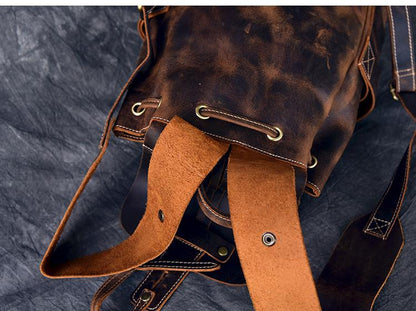 The Ovidio – Leather Travel Rucksack | Verrone
